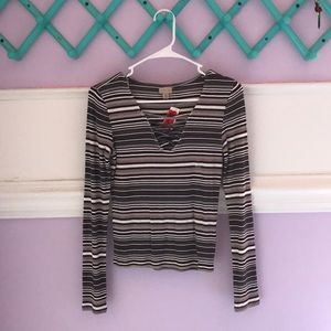(Cape Juby) long sleeve stripped shirt